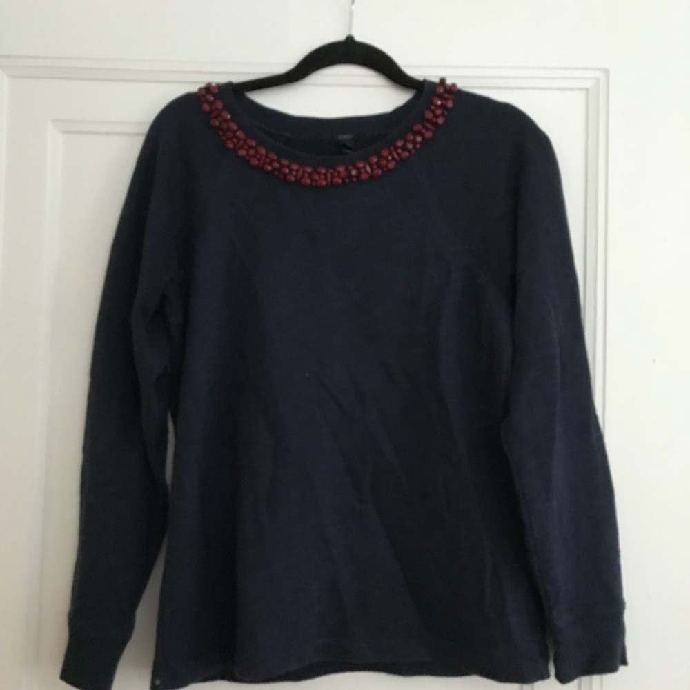 Embroidered JCrew Sweater